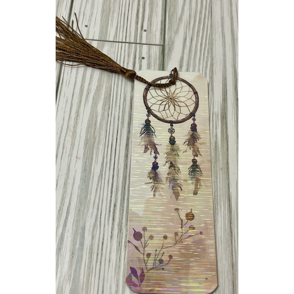 Dreamcatcher Bookmark -  Handmade Laminated Bookmark, Book Reader Gift